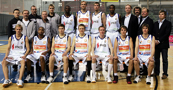Miesten edustusjoukkue Korisliigassa 2007-08